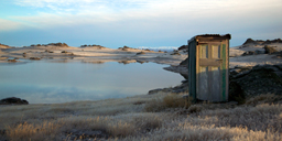 Landscape with door