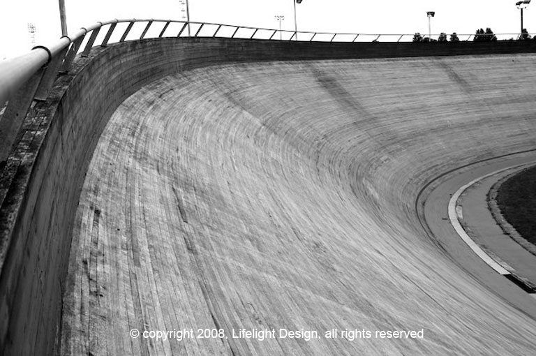 Cycle Velodrome - Edinburgh - Black & White